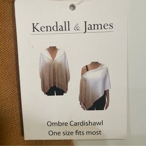 NET Kendall & James ladies Ombré Cardishawl one size fits most‎